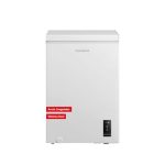 Corberó CCHM1006M vrieskast, horizontaal, 99 l, 54,7 cm x 84,9 cm, inverter-motor 38 dB, dual-systeem, supervriezer, bediening met display, 1 mand, wit
