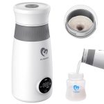 Bellababy Flessenwarmer, draagbaar, snelle flessenwarmer met USB-kabel, melkwarmer voor baby's, draagbaar, flessenwarmer voor thuis/op reis