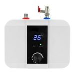 6L Kleine onderbouwboiler Drukvaste 1500W warmwaterboiler voor keuken met LED-display, kleine onderbouwboiler voor gebruik onder keukenspoelbakken en wasbakken