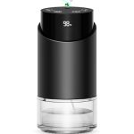 Diffuser voor etherische oliën, aromadiffuser voor thuis, grote ruimte, auto, bureau, mini-aromadiffuser met accu, 4 timers en 3 nevelniveaus, 100 ml capaciteit (Zwart)