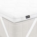 SLIPIO Matrastopper 160x200 cm | 5 cm | Ergo+ Orthopedisch Drukverlagend Schuim | Mattress Topper met Afneembare Wasbare Hoes | Anti-Allergisch