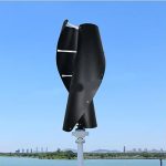 Windturbines 12000W Maglev-windturbinegenerator, 12V 24V 48V 220V Verticale windgenerator Hoog rendement Maglev-windmolen met laag geluidsniveau 2 bladen met MPPT-controller (220v)