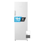 HEINRICHS vrieskast, vriezer, No-Frost-bescherming, 5 x vrieslade + 1 x vriesvak, led-display, Airflow, verwisselbare deuraanslag, alarmfunctie, temperatuur: -14 °C ~ -24 °C, wit