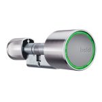 Bold SX-55 Slim Cilinderslot Zonder Sleutel – Bluetooth, SKG 3 Sterren Gecertificeerd, Waterbestendig IP54, Toegang via Smartphone en Pincode, Zilver