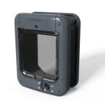 Cat Mate Microchip geactiveerde kattenklep 360, grijs
