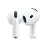 Apple AirPods 4 draadloze oortjes, Bluetooth-koptelefoon, persoonlijke ruimtelijke audio, zweet- en waterbestendig, USB C-oplaadcase, H2 chip, tot 24 uur batterijduur, moeiteloos instellen voor iPhone