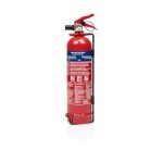 Beste brandblusser voor thuis Smartwares Poederblusser - 1 kg - voor ABC-branden - Geschikt voor voertuigen & huizen - Inclusief muurbeugel - FEX-18116