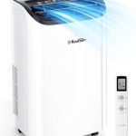 Verplaatsbare airconditioner van 14.000 BTU met stille werking en automatisch verdampingssysteem