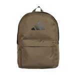 adidas uniseks-volwassene Classic 3Bars Backpack, olive strata/black, One Size