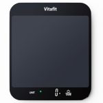 Vitafit 15kg Keukenweegschaal digitaal Nauwkeurigheid 1g,Platform 215x180mm