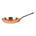 Cuisine Romefort | Pure koperen pan Ø 28 cm dikwandig | pan van massief koper zonder coating (L | 28 cm)