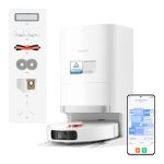 Xiaomi X20+ Robot Vacuum Cleaner met dweilfunctie en all-in-one station (6000 Pa zuigkracht; 140 minuten batterijlevensduur; auto; zelfreinigend, bevochtigen, drogen en water navullen; app/control)