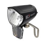 Nean LED-Fietslamp Met Dynamo, Lichtautomaat en Parkeerlicht - Voorlicht, Koplamp Met Aluminium Koelplaat en StVZO-Goedkeuring, 70 Lux, Zwart