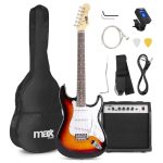 MAX GigKit Elektische Gitaar Starterset 4/4 met 40W Versterker - Sunburst