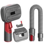 MOPEI 2-in-1 hondenhaarstofzuigerborstel, compatibel met Dyson Gen5, V15, V12, V11, V8, V7, ideaal voor het verwijderen van losse haren, huidschilfers, ondervacht en klitten