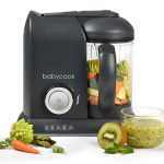 BÉABA, Babycook Solo, babyfoodprocessor 4 in 1, stoomkoker, gevarieerde voeding, huisgemaakte potjes babyvoeding, donkergrijs