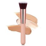 Beste foundation kwast AOOWU Foundation Brush, Premium Make-Up Brush Voor Vloeibare Make-Up, Flat Top Foundation Brush Concealer Brush, Multifunctionele Gezichtsborstel Voor Vloeistof, Crème, Blending, Polijsten, Poedercosmetica