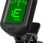 Beste stemapparaat gitaar AMFUN Gitaarstemming Clip-on, Digitale Stemapparaten van Gitaar Accessoires met LCD-scherm, Gitaarstemming Clip-on voor Akoestische Gitaar, Bas, Viool, Ukelele, Elektronische Gitaar