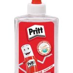 Beste lijm Pritt PAKA3 Alleslijm, transparant, sneldrogende lijm, oplosmiddelvrije vloeibare lijm, ideaal voor kantoor, thuis of school, knutsellijm voor vele knutselmaterialen, 1 x 145 g, 9H