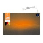 Beste verwarmde bureau-onderlegger Mi-Heat verwarmde bureauonderlegger 60 x 36 cm met 4 verwarmingsstanden en automatische uitschakeling – muismat Mousepad Bureauonderlegger verwarmd Bureauonderlegger Onderlegger