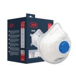 JSP M632 FFP3 Maske mit Ventil (10er Pack) - Staubmaske - Feinstaubmaske | Schutz vor Feinstaub, Quarzstaub, Schimmel - Heimwerken, Industrie - 99% Partikelfilterung - Vom PPE-Spezialisten JSP EN 149