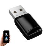 Beste CarPlay dongle Sunweyer draadloze CarPlay & Android Auto Dongle 2 IN 1 Auto Connect Box, ondersteunt online updates bedraad naar draadloze adapter (Super Mini S31)