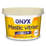 Onyx - Beige glaskit met lijnolie - Installatie en afdichting beglazing op houten frame - 1kg