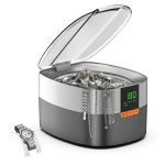 Beste ultrasoon reiniger Ultrasone reinigingsmachine, KECOOLKE 750ml sonische reiniger met digitale timer voor bril, ringen, munten, vingerring, zilver