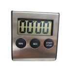 Digitale keukenwekker, wekker voor keukenapparatuur, 100 minuten, timer voor koken, studeren, sporten, vergaderen, parkeren (batterij niet inbegrepen)