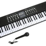 AXMAN LP5450 Keyboard incl. microfoon en voedingsaansluiting, 54 toetsen, werkt op batterijen 6 x AA (voeding en batterijen niet inbegrepen)