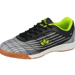 Lico Rockfield Heren Zaalsportschoen, Zwart/grijs/limoen, 42 EU