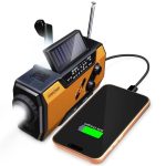 FosPower Noodradio voor Noodsituaties Solaire met Zaklamp