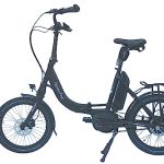 MOBILEMASTER N380R F VOLLUUTOMATIEK 2023, Bosch Performance Line Smart System middenmotor, Enviolo 380% naafschakeling met vrijloop, e-bike vouwfiets met Bosch middenmotor (zwart)