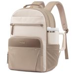 LOVEVOOK Laptoprugzak voor Dames 15,6 inch, Waterdichte Werkrugzak Schoolrugzak Tieners voor Grote Drinkfles, Elegante Schooltas Rugzakken, Backpack voor Werk, School, Universiteit, Reizen