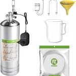 Beste CO2 set aquarium FZONE 2,5L Aquarium CO2-generatorsysteem Kooldioxidereacteur Kit DIY Co2-kit met regulator en naaldklep voor aquarium (2,5 L met magneetklep)