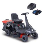 Scheppach Benzine zitmaaier MR230-61 | 6PS | E-start | 61 cm maaibreedte | 35-75 mm maaihoogte | opvangbak 150 l | 4 x vooruit- / 1x achteruitversnelling | grasmaaier grasmaaier met aandrijving