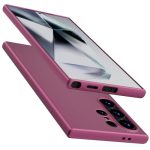 X-level Hoes voor Samsung Galaxy S24 Ultra, [Guardian Serie] zachte flex TPU case, ultradunne TPU hoes, siliconen bumper, cover, bescherming, tas, shell case voor Samsung S24 Ultra 5G, wijnrood