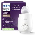 Beste flessenwarmer Philips Avent Flessenwarmer - Verwarmt in 3 minuten - Geleidelijke ontdooiing - Houdt de melk warm - Eenvoudig te bedienen - Verwarmt ook babyvoeding - Compitabel met alle Avent Flessen - SCF358/00