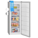 Bomann® Diepvries, Diepvries, Diepvries, Inhoud: 168 liter, Omkeerbare deurscharnier, 4-sterren vriesvak, GS 7340 roestvrij staal
