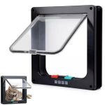 Kattendeur, Huisdierluik, Kattenklep, Kattenluik, Weerbestendige Huisdierdeur, voor Binnen En Buitendeuren, Monteer Op Metaal, Glas, Bakstenen Deuren of Dunne Muren