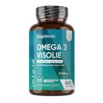 Omega 3 Visolie - 2000 mg - Levert 1100 mg Omega 3-Vetzuren - 660 mg EPA en 440 mg DHA - 240 softgels voor 4 maanden voorraad - Gemaakt in de Europese Unie - Van WeightWorld