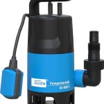 Güde 94630 - GS4002P - Dompelpomp voor afvalwater - Met vlotterschakelaar - 400 W - 7500 l/h Maximale opvoerhoogte 5 m [Energieklasse A], blauw/zwart