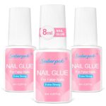 Sularpek Nagellijm, 3 stuks extra sterk, 8 ml voor kunstnagels