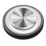 WANGCL Mini mobiele telefoon game controller metalen knop controller met zuignap gamepad 360° voor Android iOS smartphone tablet met touchscreen (zwart)