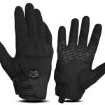 Beste zomer motorhandschoenen BEAST RAGE Motorhandschoenen voor de zomer, touchscreen, ademend, voor mannen en vrouwen, lichte offroad-racehandschoenen met vingerbescherming, antislip grip (zwart, M)
