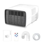 Mobiele Airco Camping, 2700 BTU Airconditioning voor Tent, Mini Airco met Echte Compressor, 280W voor Camper, Van & Reizen