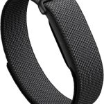 Google Fitbit Air Activiteitstracker zonder display met fitnesstracker, hartslagmeting en slaapanalyse, gepersonaliseerde KI-gebaseerde coaching, tot 7 dagen batterijduur, obsidiaan