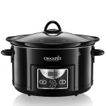 Beste slowcooker Crock-Pot SCCPRC507B-050 Autokap Slowcooker, Digitale Countdown-Timer, Warmhoudfunctie, 4,7 L Inhoud, Ovenveilig, Zwart