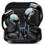 Beste vertaal oortjes AI Vertaling Oordopjes Real Time: 164 Taal Vertaler Oordopjes Bluetooth 6.0-3-in-1 Vertaalapparaat met 40H Batterij - Draadloze Hoofdtelefoons met 7 Vertaalmodi voor Reizen Zakelijke Vergaderingen