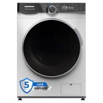 Heinner Wasmachine met Droger 8/6 kg – 1400 Toeren Inverter Combi Wasdroger, Energieklasse A, 15 Programma's met Stoom, LED Touch Display – Ruimtebesparend Wit/Inox